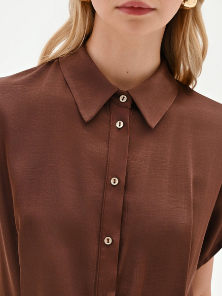 Rinascimento Rinascimento Mira Camicia - Cioccolato