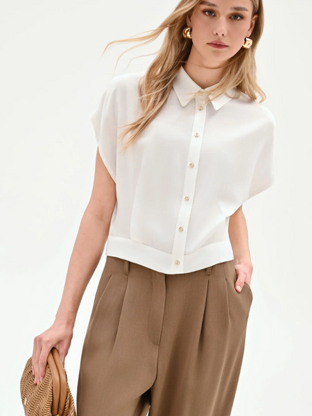 Rinascimento Rinascimento Mira Camicia - Panna bianco Rinascimento Mira Camicia - Panna bianco