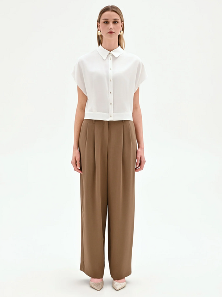 Rinascimento Rinascimento Mira Camicia - Panna bianco