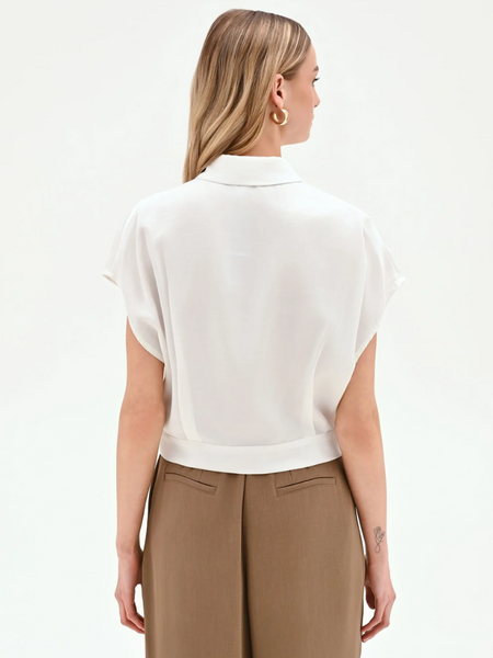 Rinascimento Rinascimento Mira Camicia - Panna bianco