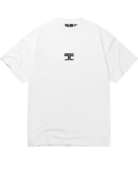 JorCustom JorCustom Artist Summer Loose Fit T-Shirt - White/Teal