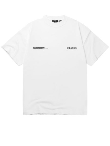 JorCustom JorCustom Angel2.0 Summer Loose Fit T-Shirt - White-AcidGrey