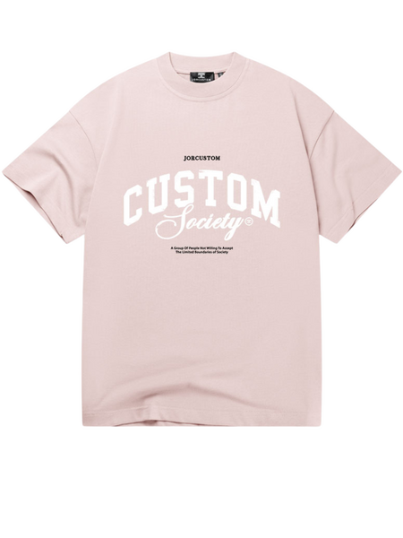 JorCustom JorCustom CustomSociety Summer Loose Fit T - AshPink
