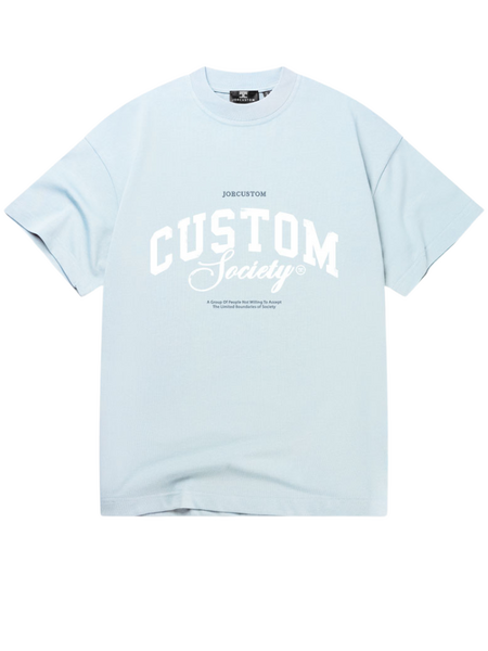 JorCustom JorCustom CustomSociety Summer Loose Fit T - Light Blue