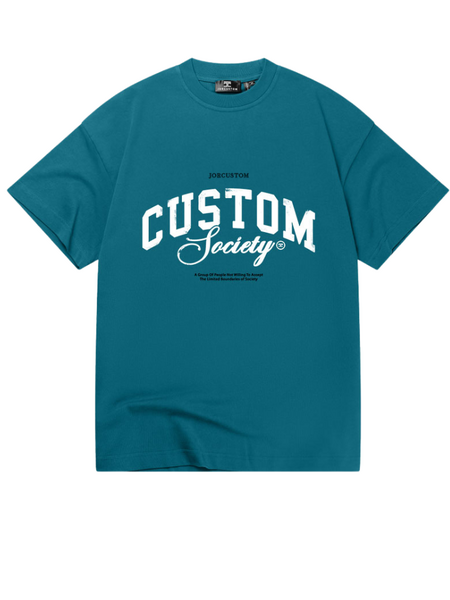JorCustom JorCustom CustomSociety Summer Loose Fit T-Shirt - Teal