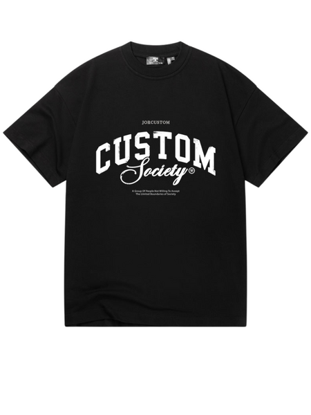 JorCustom JorCustom CustomSociety Summer Loose Fit T - Black