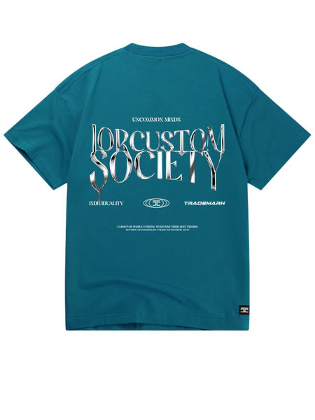 JorCustom JorCustom UncommonMinds Summer Set Loose Fit T - Teal