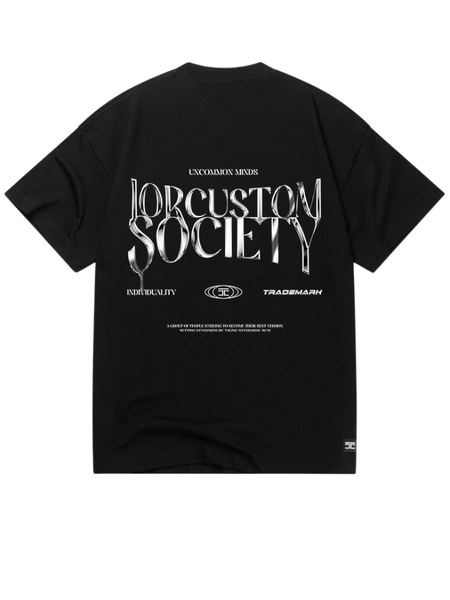 JorCustom JorCustom UncommonMinds Summer Set Loose Fit T - Black