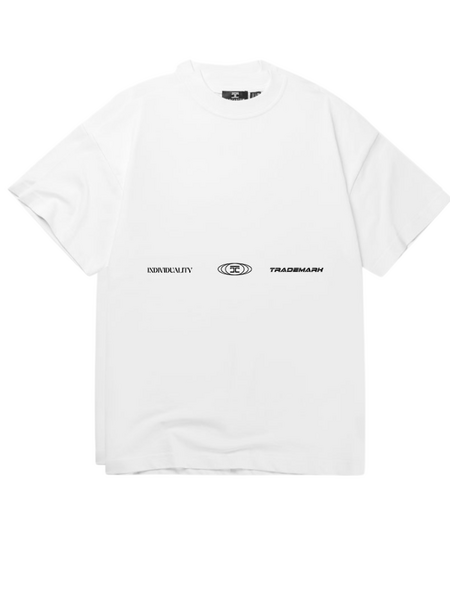 JorCustom JorCustom UncommonMinds Summer Loose Fit T-Shirt - White/Black
