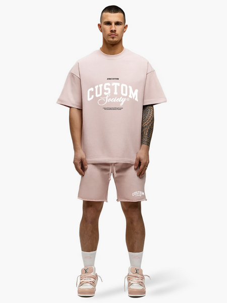 JorCustom JorCustom CustomSociety Summer Loose Fit T - AshPink