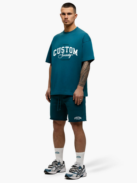JorCustom JorCustom CustomSociety Summer Loose Fit T-Shirt - Teal