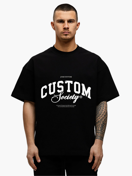 JorCustom JorCustom CustomSociety Summer Set Loose Fit T - Black
