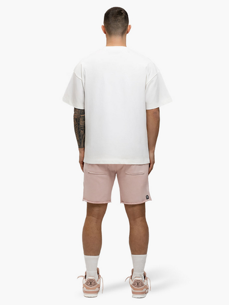 JorCustom JorCustom CustomSociety Summer Loose Fit T-Shirt - White-AshPink