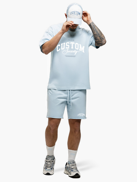 JorCustom JorCustom CustomSociety Summer Terry Short - Light Blue