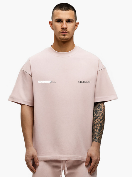 JorCustom JorCustom Angel2.0 Summer Loose Fit T-Shir - AshPink