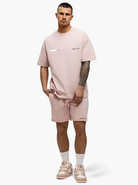 JorCustom JorCustom Angel2.0 Summer Loose Fit T-Shir - AshPink