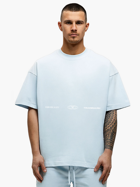 JorCustom JorCustom UncommonMinds Summer Loose Fit T - Light Blue