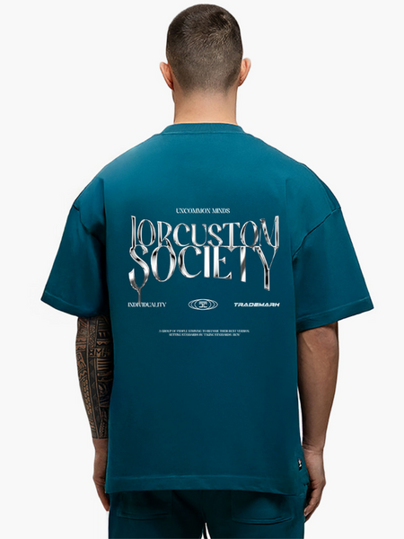 JorCustom UncommonMinds Summer Loose Fit T - Teal