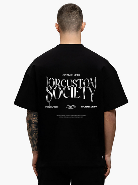 JorCustom UncommonMinds Summer Loose Fit T - Black