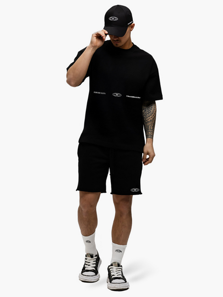 JorCustom JorCustom UncommonMinds Summer Set Loose Fit T - Black