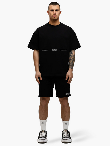 JorCustom JorCustom UncommonMinds Summer Set Loose Fit T - Black