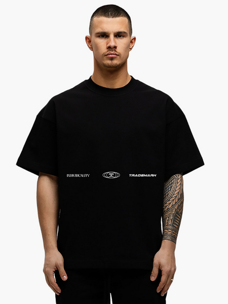 JorCustom JorCustom UncommonMinds Summer Loose Fit T - Black