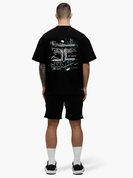 JorCustom Artist Summer Loose Fit T-Shirt - Black JorCustom JorCustom Artist Summer Loose Fit T-Shirt - Black