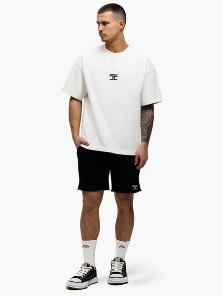 JorCustom JorCustom Artist Summer Loose Fit T-Shirt - White/Black