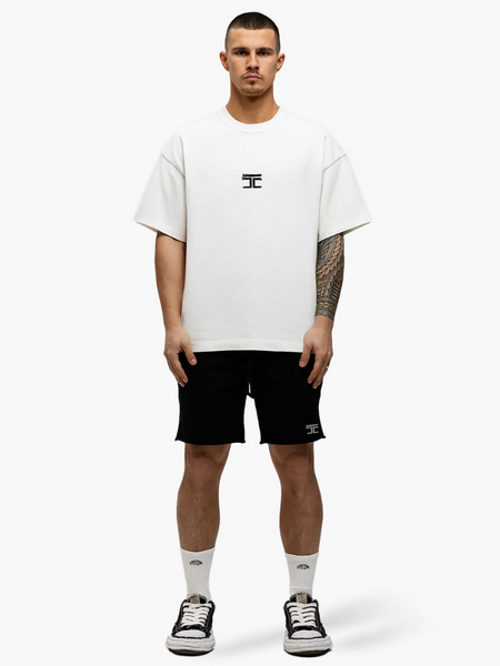 JorCustom JorCustom Artist Summer Loose Fit T-Shirt - White/Black