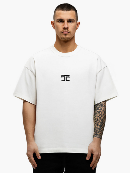 JorCustom JorCustom Artist Summer Loose Fit T-Shirt - White/Black