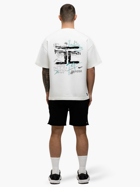 JorCustom JorCustom Artist Summer Loose Fit T-Shirt - White/Black
