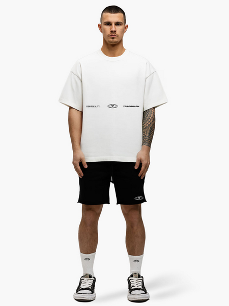 JorCustom JorCustom UncommonMinds Summer Loose Fit T-Shirt - White/Black
