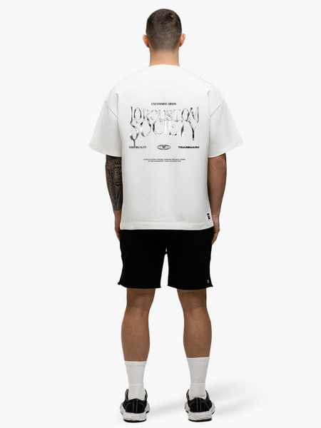 JorCustom JorCustom UncommonMinds Summer Loose Fit T-Shirt - White/Black