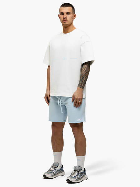 JorCustom JorCustom UncommonMinds Summer Loose Fit T-Shirt - White/Light Blue