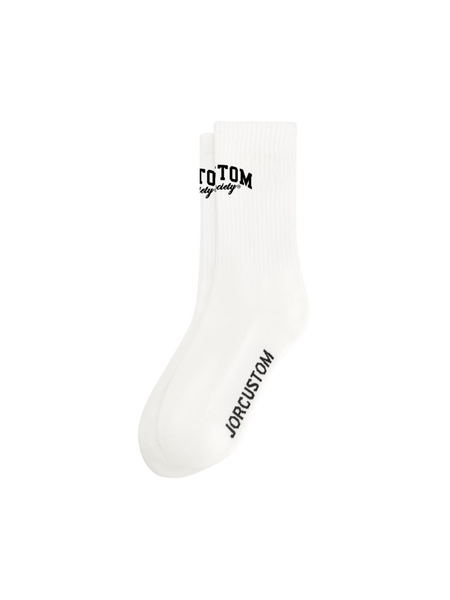 JorCustom JorCustom Summer Custom Society Socks - White/Black JorCustom Summer Custom Society Socks - White/Black