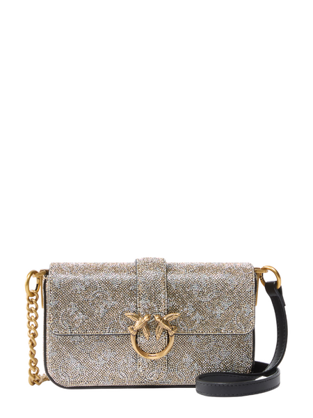 Pinko Pinko Love One Slouchy Baby Monogram - Oro/Antique Gold