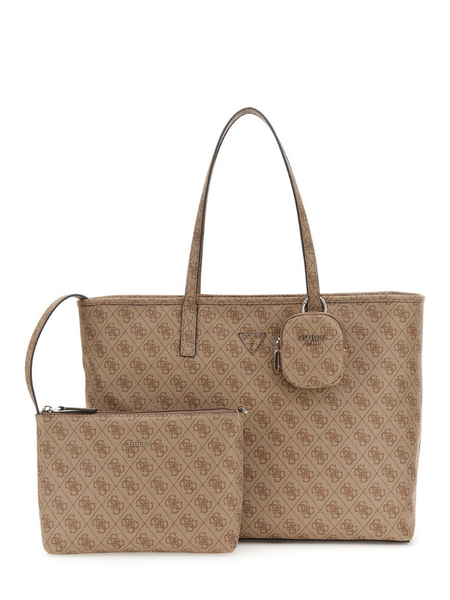 Guess Guess Power Play II Large Tech Tote - Latte Logo