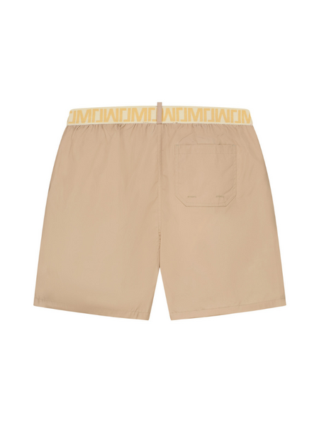 Malelions Malelions Venetian Swim Shorts - Light Taupe