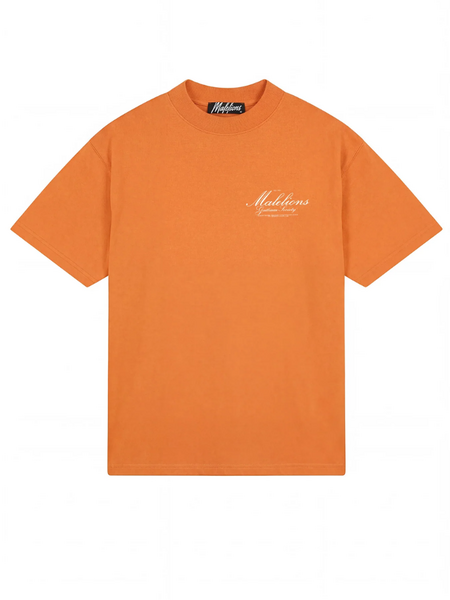Malelions Malelions Gentleman Society T-Shirt - Orange
