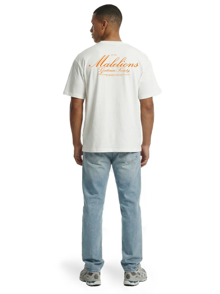 Malelions Gentleman Society T-Shirt - White