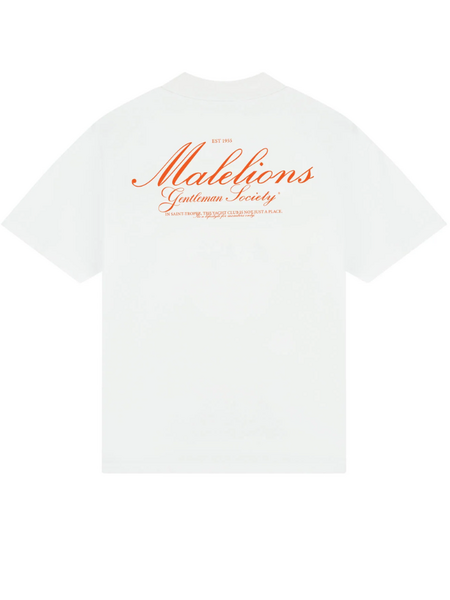 Malelions Malelions Gentleman Society T-Shirt - White