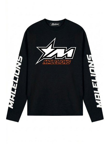 Malelions Malelions Motocross Longsleeve T - Black