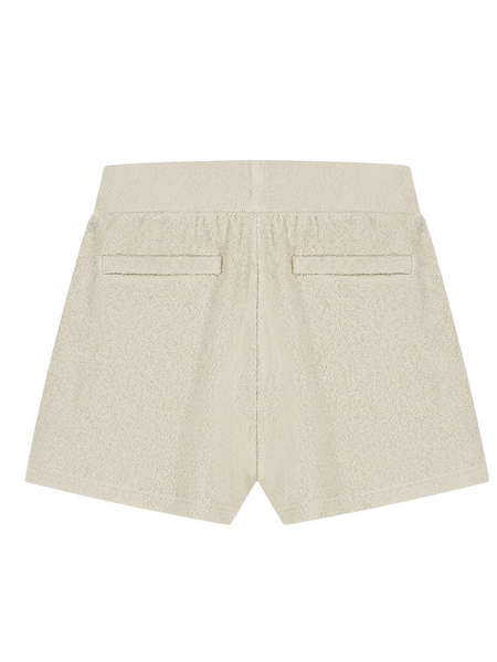 Malelions Women Emblem Bouclé Short - Sand Malelions Malelions Women Emblem Bouclé Short - Sand