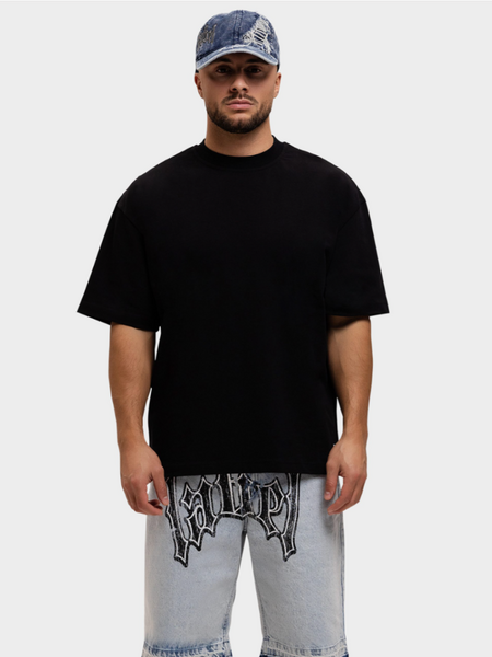 Label Garment Heavyweight Boxy Tee - Black