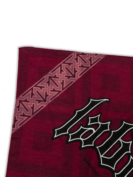 Label Garment Label Garment Cotton Scarf - Burgundy