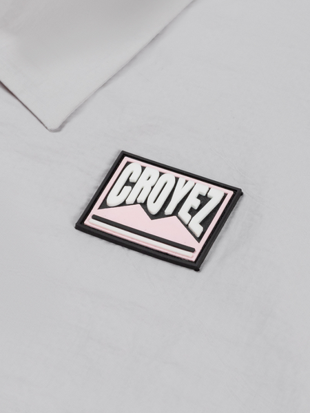 Croyez Croyez Crinkle Patch Shirt - Light Grey