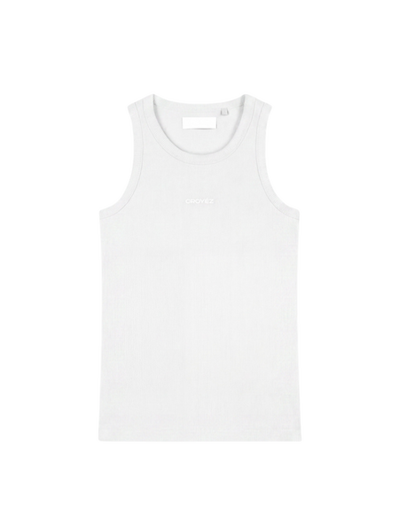 Croyez Croyez Ribbed Tank Top - White
