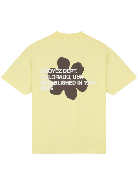 Croyez Croyez Silhouette T-Shirt - Butter Yellow
