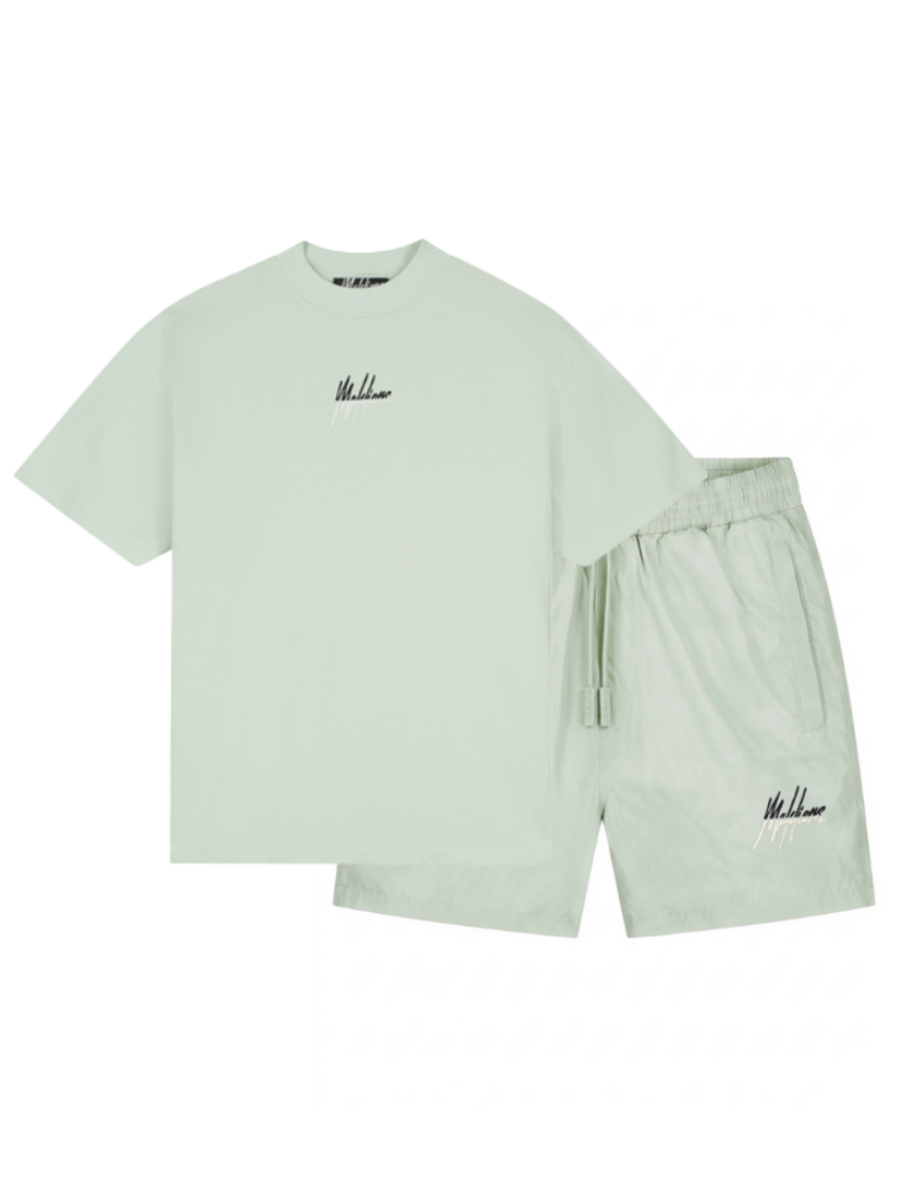 Malelions Malelions Split Swim Combi-Set - Pale Green