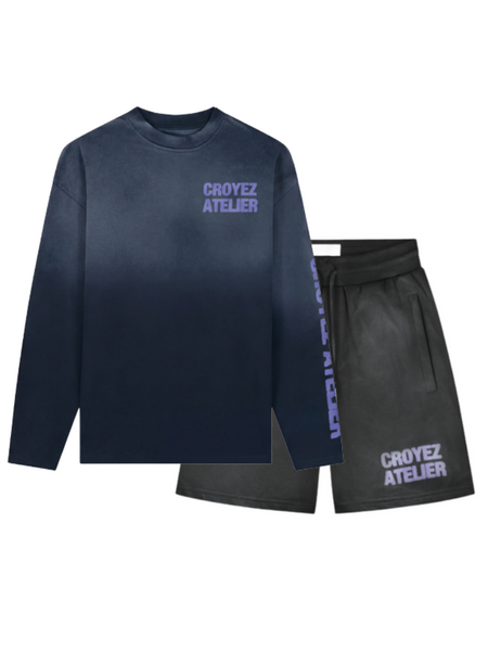 Croyez Sprayed Atelier Combi-Set - Black